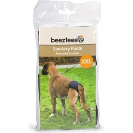 Beeztees Periodiek Broekje - Hond - Zwart - XXL - 71-78 cm | Overige