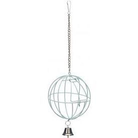 Beeztees Voederbal+Deur - Knaagdier - Chroom - 12 cm | SPEELGOED