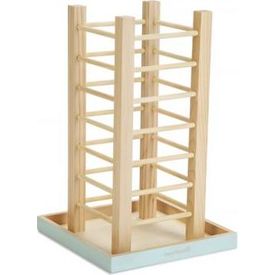 Beeztees Hooicontainer Denga - Knaagdier - Hout - 22x22x35cm | VOER- EN DRINKBAKKEN