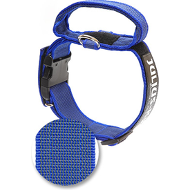 Halsband Met Beveiligingssluiting - Blauw - 40mm x 38-53cm | Halsbanden