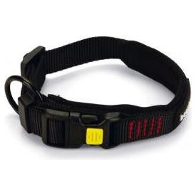 Beeztees Parinca Premium - Hondenhalsband - Nylon - Zwart - 30-35 cm x 20 mm | Halsbanden