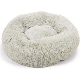 Beeztees Yali - Hondenmand - Pluche - Lichtgrijs - Diam. 50 cm | Hondenmanden