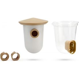 Signing Friend Set - Vogelvoederhuisje - Plastic - Bruin | SPEELGOED