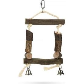 Beeztees Tomi Schommel - Vogelspeelgoed - Hout - 31 cm | SPEELGOED