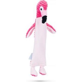 Beeztees Flatino Flamingo Idro - Hondenspeelgoed - Pluche - Roze - 41x24x11 | Knuffels