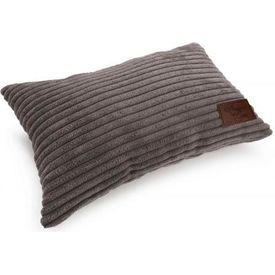 Desgined by Lotte Hoofdkussen Ribbed - Hond - Bruin - 35x23 cn | Kussens