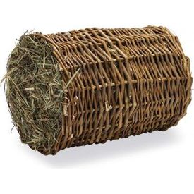 Beeztees Wilgentunnel met Hooi - Knaagdierensnack - L - 30x25 cm | SPEELGOED