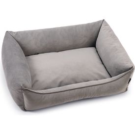 Beeztees Memory Foam Fy - Hondenmand - Lichtgrijs - 80x60x22cm | Hondenmanden