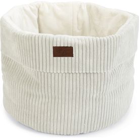 Designed by Lotte Ribbed - Kattenmand - Licht Grijs - 50x50x35 cm | Manden