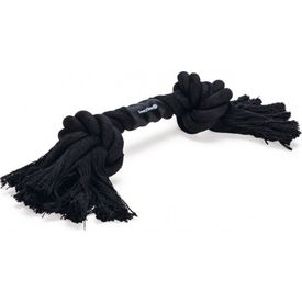 Beeztees - Flostouw - Zwart - 2 Knopen - 205 gram | Flostouw