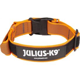 Halsband Met Beveiligingssluiting 40Mm Orange Grey | Halsbanden
