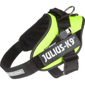 Julius K9 Blindengeleidehond tuig - Neon groen - Maat 3 | Julius K9 - Speciale tuigen