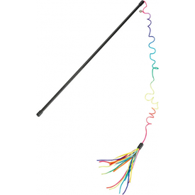 Beeztees kattenspeelgoed hengel regenboog 70 cm | SPEELGOED