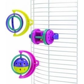 Beeztees parkietenspeeltje met clip 10x8 cm | SPEELGOED