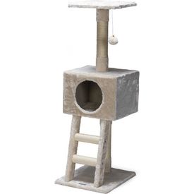 Beeztees Homira - Krabpaal - Creme - 40x35x110 cm | KRABPALEN