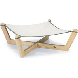 Designed by Lotte Gaia - Kattenhangmat - Hout - Grijs - 51x51x18,5 cm cm | Hangmatten