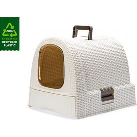 Curver - Kattenbak - Wit - 51x38,5x39,5 cm | Kattenbakken