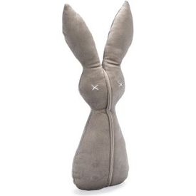 Designed by Lotte Konijn Alina - Hondenspeelgoed - Velvet - Grijs - 27x14x6 cm | Knuffels