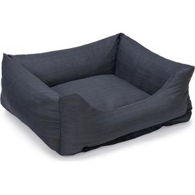 Beeztees Ligbed Sofixa - Hondenmand - Antraciet - 65x60x20 cm | Hondenmanden