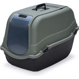 Romeo Maxi Eco - Kattenbak - Groen/Zwart - 65x44x46cm | KAT