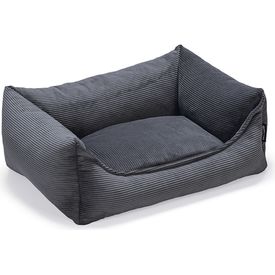 Beeztees Veo - Orthopedische Hondenmand - Donkergrijs - 60x40x20 cm | Hondenmanden