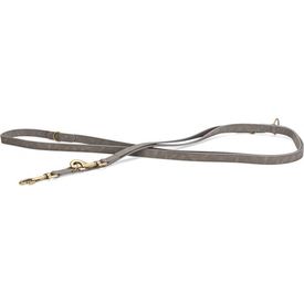 Beeztees Balacron Ax - Hondenriem - Verstelbaar - Kunstleer - Grijs - 300x2 cm | Hondenriemen