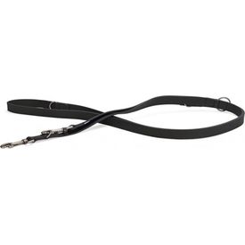 Beeztees Balacron Ax - Hondenriem - Verstelbaar - Kunstleer - Zwart - 300x2,5 cm | Hondenriemen