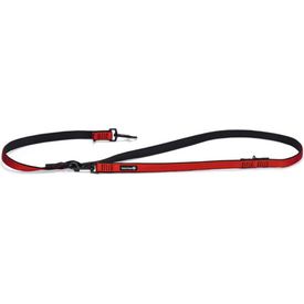 Beeztees Parinca Premium - Hondenriem - Nylon - Rood - 200 cm x 20 mm | Hondenriemen