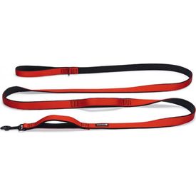 Beeztees Parinca Premium - Hondenriem - Nylon - Rood - 300 cm x 25 mm | Hondenriemen