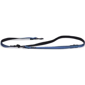 Beeztees Parinca Premium - Hondenriem - Nylon - Blauw - 200 cm x 20 mm | Hondenriemen