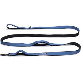 Beeztees Parinca Premium - Hondenriem - Nylon - Blauw - 300 cm x 25 mm | Hondenriemen