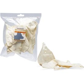 Beeztees Gepofte Runderoren - Hondensnack - Wit - 150 gr | Snacks