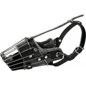 Draadmuilkorf - zwart - 12 x 25cm | Muilkorven