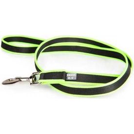 Julius-K9 Jogging Leash - Zwart/Neon - Met handvat