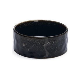 Designed by Lotte Eetbak Jace - Hondenvoerbak - Keramiek - Zwart - 18 cm - 1200 ml