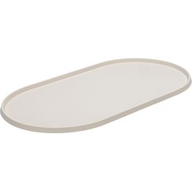 Designed by Lotte Placemat Oona - Hondenvoerbak - Silicone - Beige - 55x30x1,7 cm | Water-voederbakken en drinkbakken