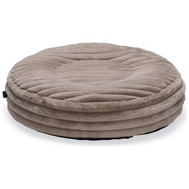 Designed by Lotte Reza - Hondenkussen - Rond - Beige - 65x65x16 cm