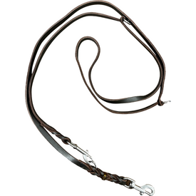 Leren hondenriem  - 12mm x 2,4m - Verstelbaar | Hondenriemen