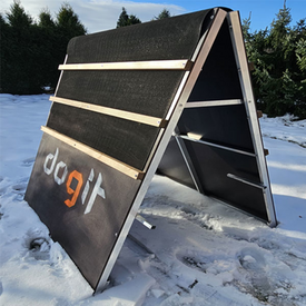 Dogit A-wand met rubberen bekleding