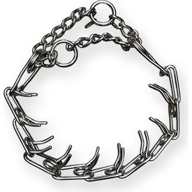 Prikhalsband hond - 9 schakels - 3,8mm - Verchroomd | Correctie halsbanden