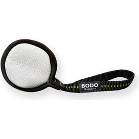 BODO bijtbal cilindervorm - Leer - 6x8cm - Diverse kleuren - Met handvat | Bijtrollen en kussens