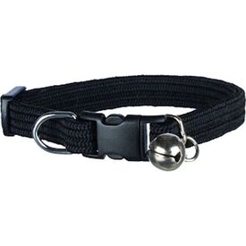 Outlet Trixie kattenhalsband - Nylon - Zwart - 21cm