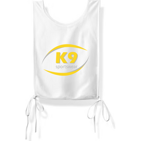K9 Sportswear - Startsnummer hesje - Wit - Met bedrukking