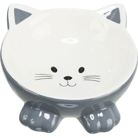 Outlet Trixie water/voerbak voor katten - 150ml - Grijs