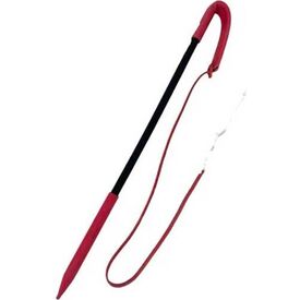 Bonezz - Leren zweep met koord - 55cm - Rood | Zweepjes en softstokken