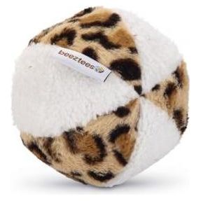 Beeztees Safari Bal - Hondenspeelgoed - Wit/Bruin - 11x11x11 cm | Ballen