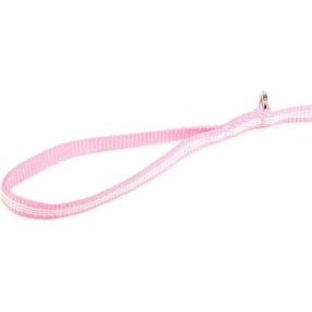 IDC® nylon lijn - met handvat - 14 mm x 1.8 m - Roze | Hondenriemen