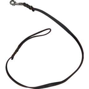 Leren hondenriem  - 12mm x 1,2m  - met handvat | Hondenriemen