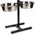 Beeztees Standaard - Dinerset Hond - Zwart - 28 cm | Water- voederbakken en drinkflessen