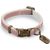 Designed by Lotte Virante - Kattenhalsband - Lichtroze - 30x1x0,2 cm | Halsbanden